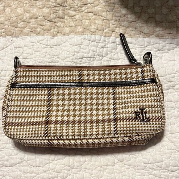 Lauren Ralph Lauren Houndstooth Clutch Bag - Picture 1 of 3